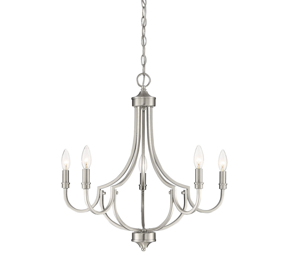Savoy House Auburn 1-2005-5-SN Chandelier Light - Satin Nickel