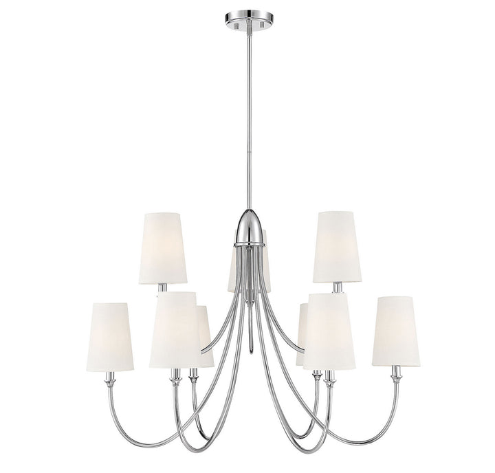 Savoy House Cameron 1-2541-9-109 Chandelier Light - Polished Nickel