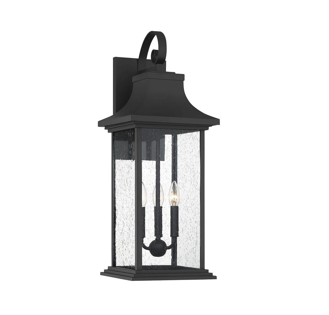 Savoy House Lighting 5-452-BK  Hancock Outdoor Matte Black