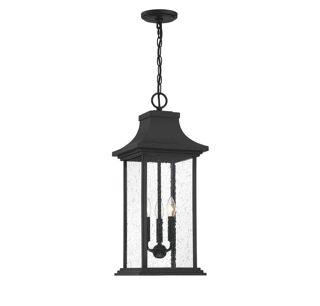 Savoy House Lighting 5-453-BK  Hancock Outdoor Matte Black