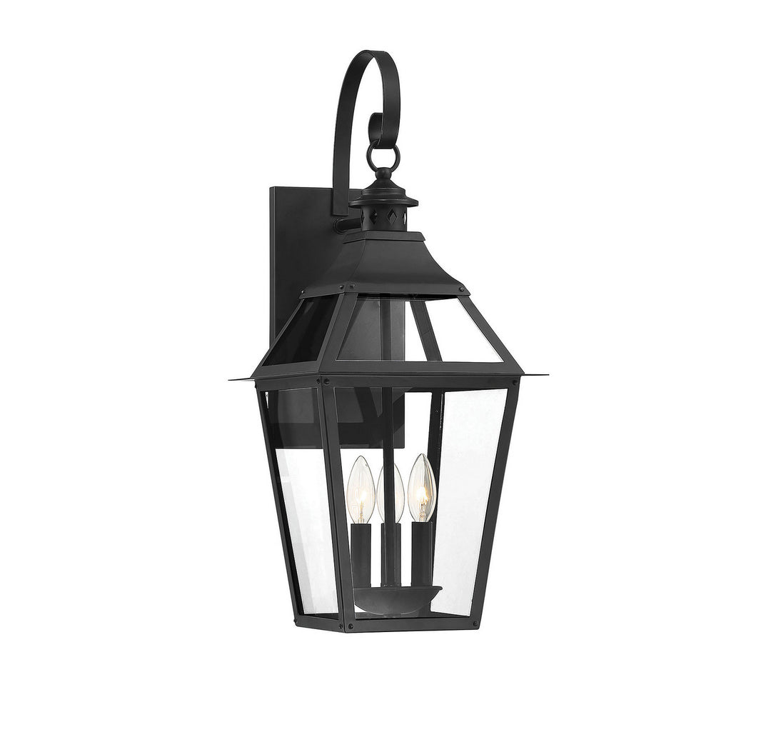 Savoy House Lighting 5-722-153  Jackson Outdoor Black With Gold Highlights