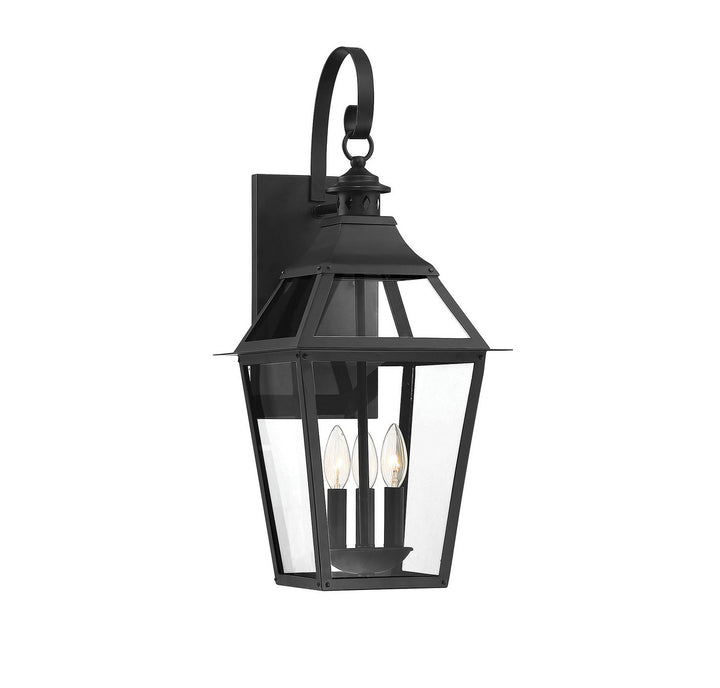Savoy House Lighting 5-722-153  Jackson Outdoor Black With Gold Highlights