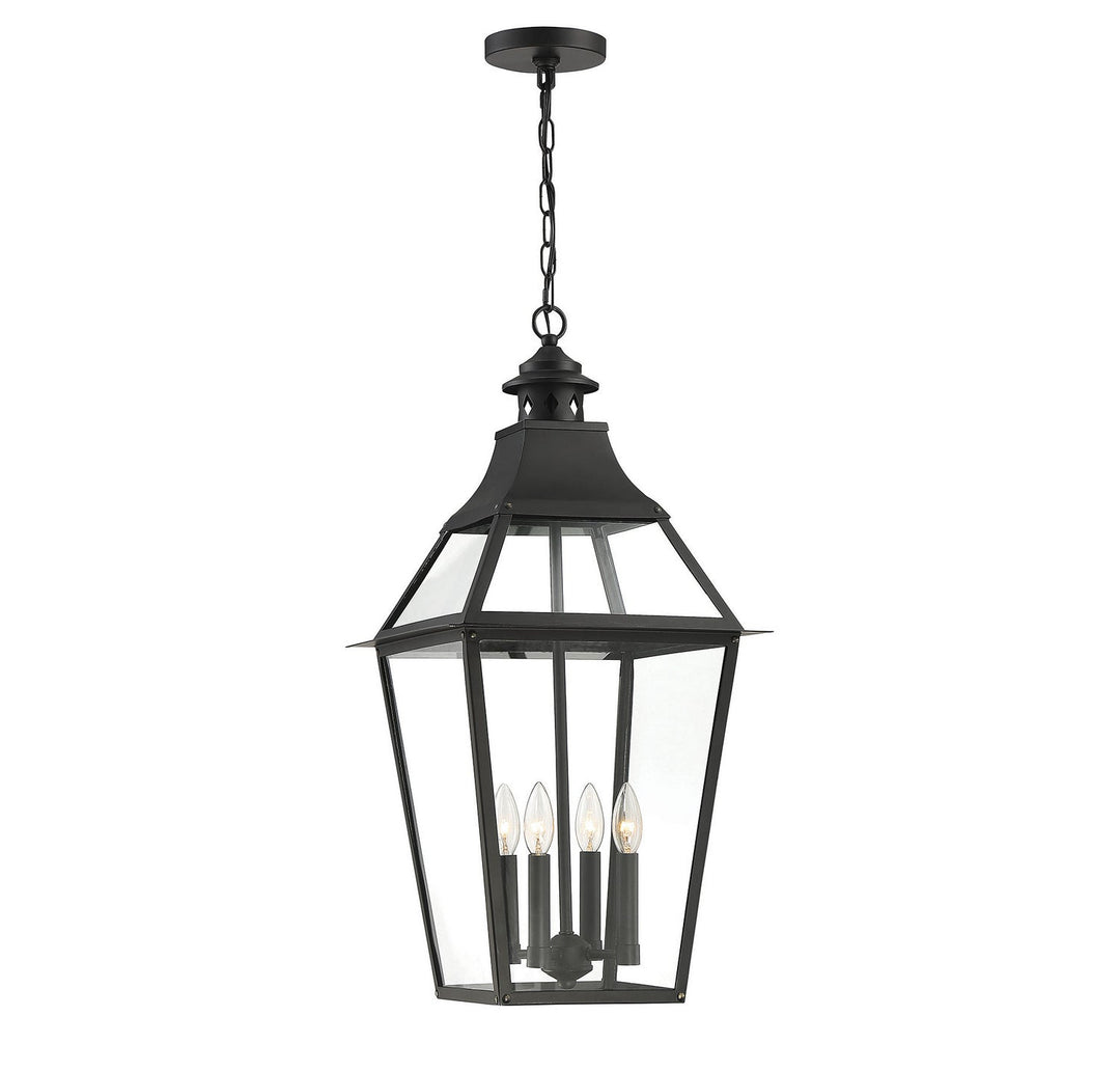 Savoy House Lighting 5-723-153  Jackson Outdoor Black With Gold Highlights