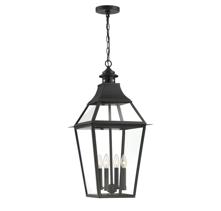 Savoy House Lighting 5-723-153  Jackson Outdoor Black With Gold Highlights
