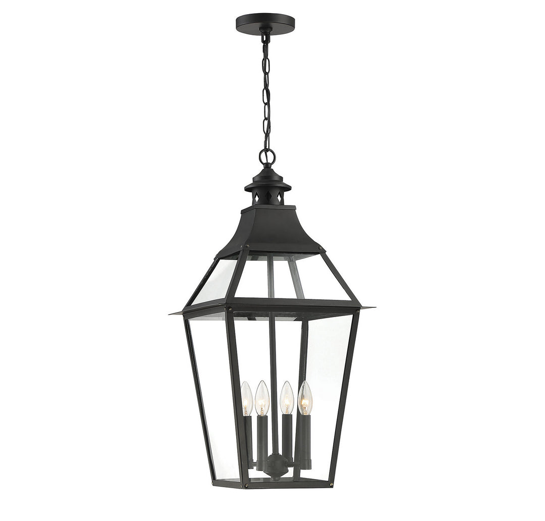 Savoy House Lighting 5-723-153  Jackson Outdoor Black With Gold Highlights