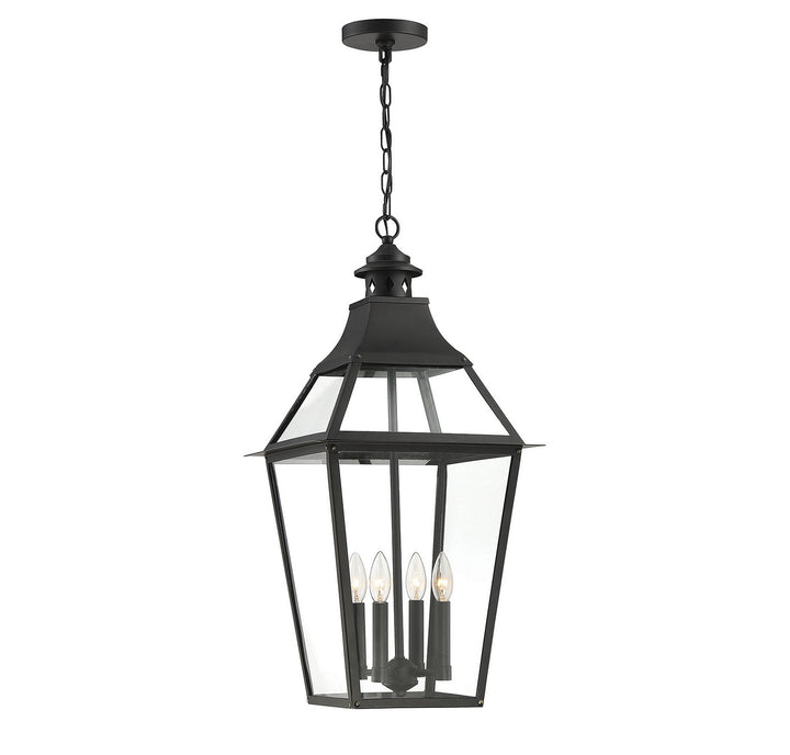 Savoy House Lighting 5-723-153  Jackson Outdoor Black With Gold Highlights
