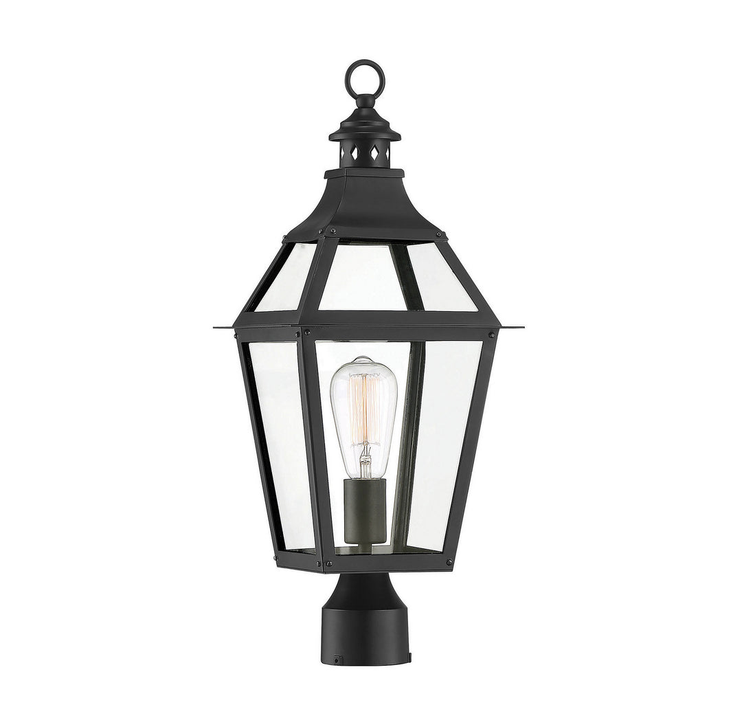 Savoy House Lighting 5-724-153  Jackson Outdoor Black With Gold Highlights