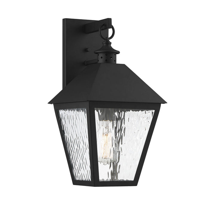 Savoy House Lighting 5-791-BK Harrison One Light Wall Sconce Outdoor Black