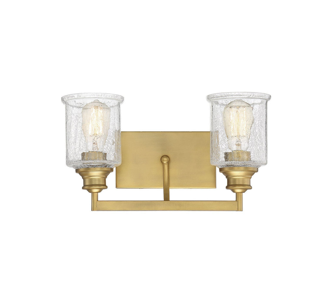 Savoy House Hampton 8-1972-2-322 Bath Vanity Light 16 in. wide - Warm Brass