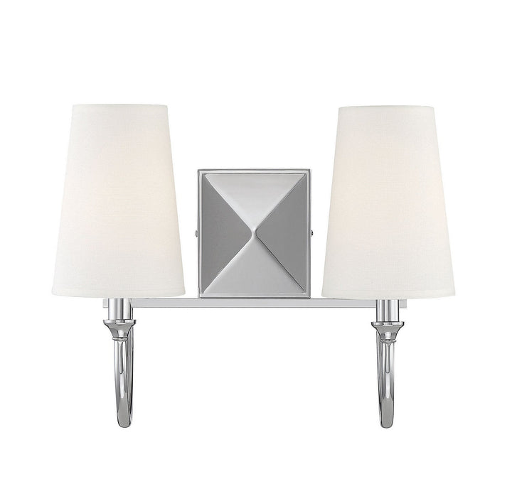 Savoy House Cameron 8-2542-2-109 Bath Vanity Light 15 in. wide - Polished Nickel