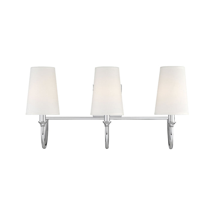 Savoy House Cameron 8-2542-3-109 Bath Vanity Light 24 in. wide - Polished Nickel