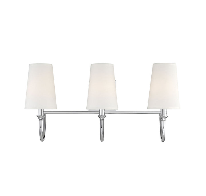 Savoy House Cameron 8-2542-3-109 Bath Vanity Light 24 in. wide - Polished Nickel