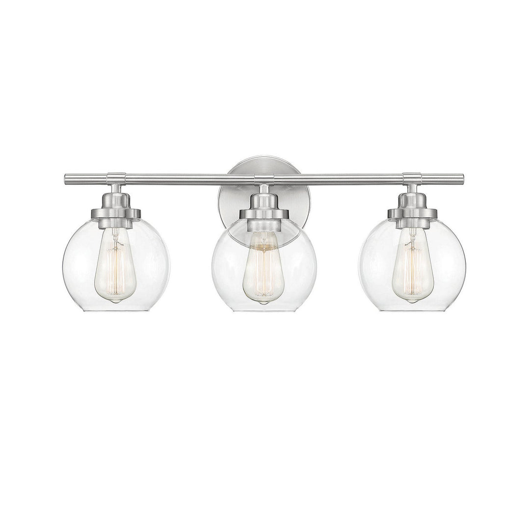 Savoy House Carson 8-4050-3-SN Bath Vanity Light 23 in. wide - Satin Nickel