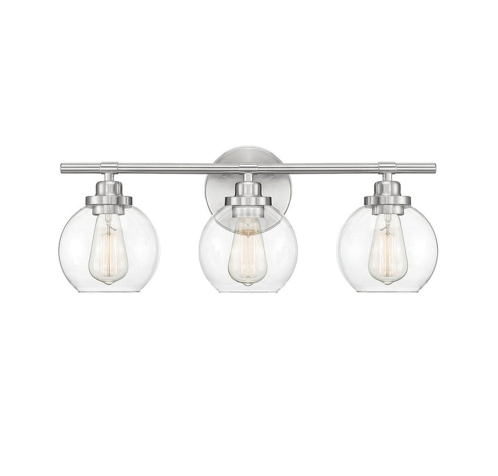 Savoy House Carson 8-4050-3-SN Bath Vanity Light 23 in. wide - Satin Nickel