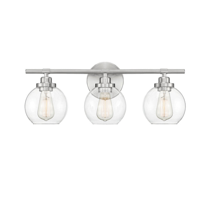 Savoy House Carson 8-4050-3-SN Bath Vanity Light 23 in. wide - Satin Nickel