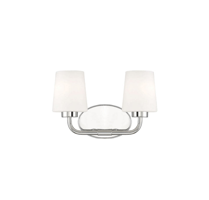 Savoy House Capra 8-4090-2-109 Bath Vanity Light 15 in. wide - Polished Nickel