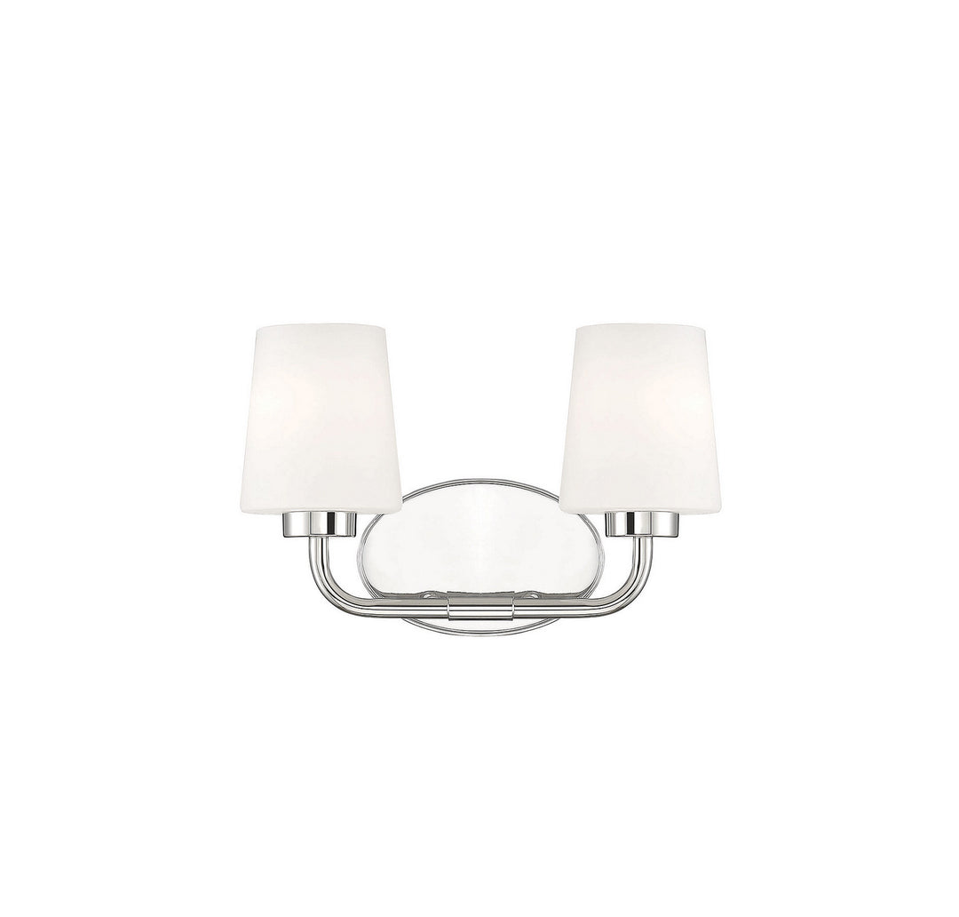 Savoy House Capra 8-4090-2-109 Bath Vanity Light 15 in. wide - Polished Nickel