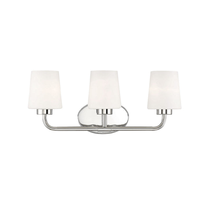 Savoy House Capra 8-4090-3-109 Bath Vanity Light 22 in. wide - Polished Nickel