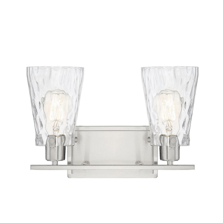 Savoy House Vaughan 8-4508-2-SN Bath Vanity Light 15 in. wide - Satin Nickel