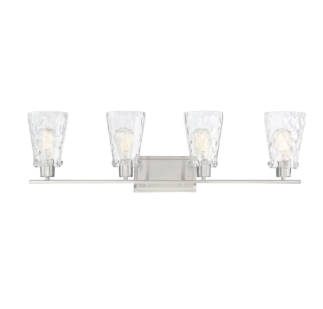 Savoy House Vaughan 8-4508-4-SN Bath Vanity Light 33 in. wide - Satin Nickel
