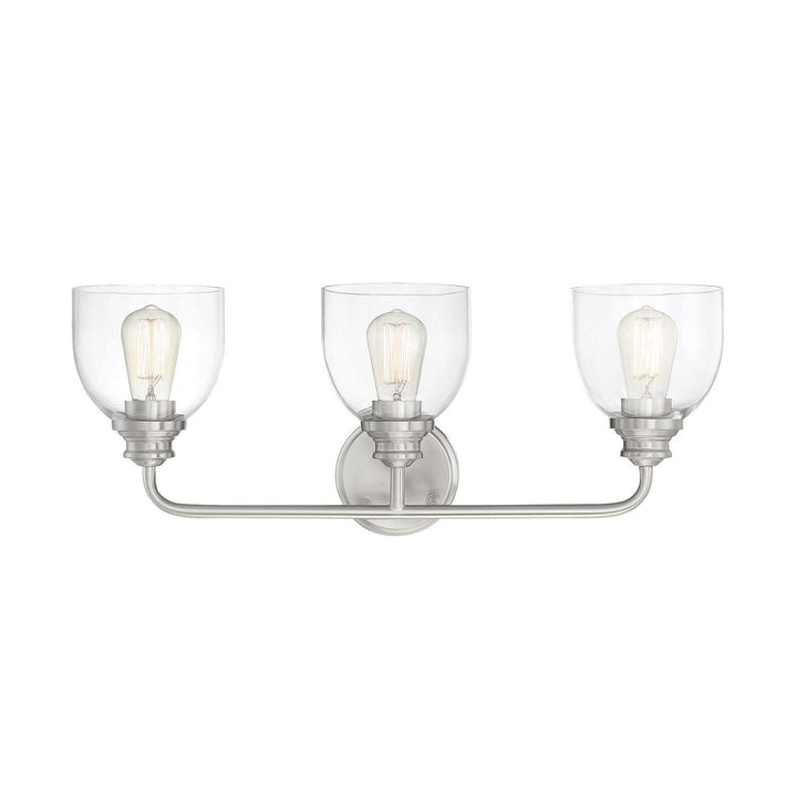 Savoy House Vale 8-7205-3-SN Bath Vanity Light 24 in. wide - Satin Nickel