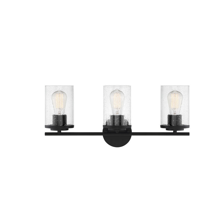 Savoy House Marshall 8-8020-3-BK Bath Vanity Light 22 in. wide - Matte Black