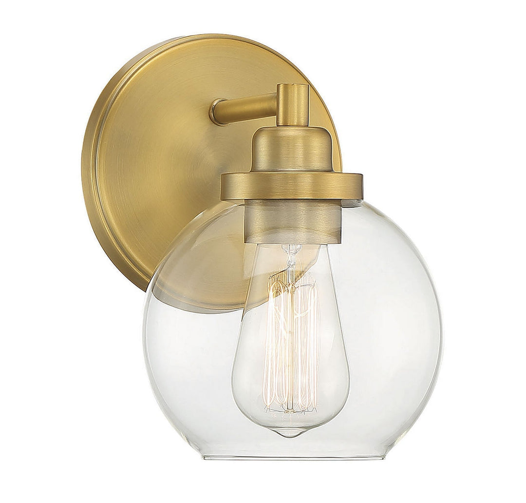 Savoy House Carson 9-4050-1-322 Wall Sconce Light - Warm Brass