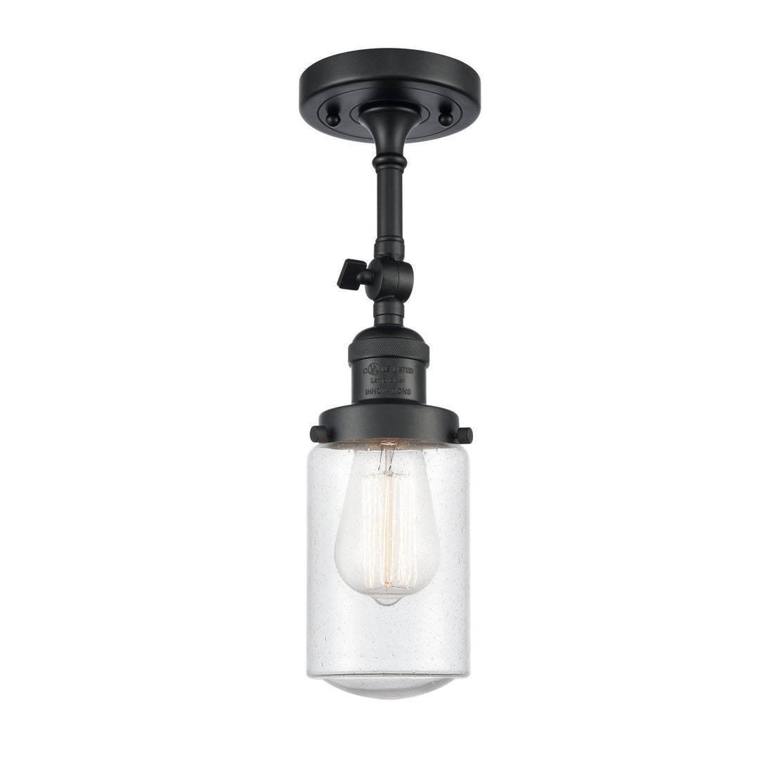 Innovations Franklin Restoration 201F-BK-G314 Ceiling Light - Matte Black