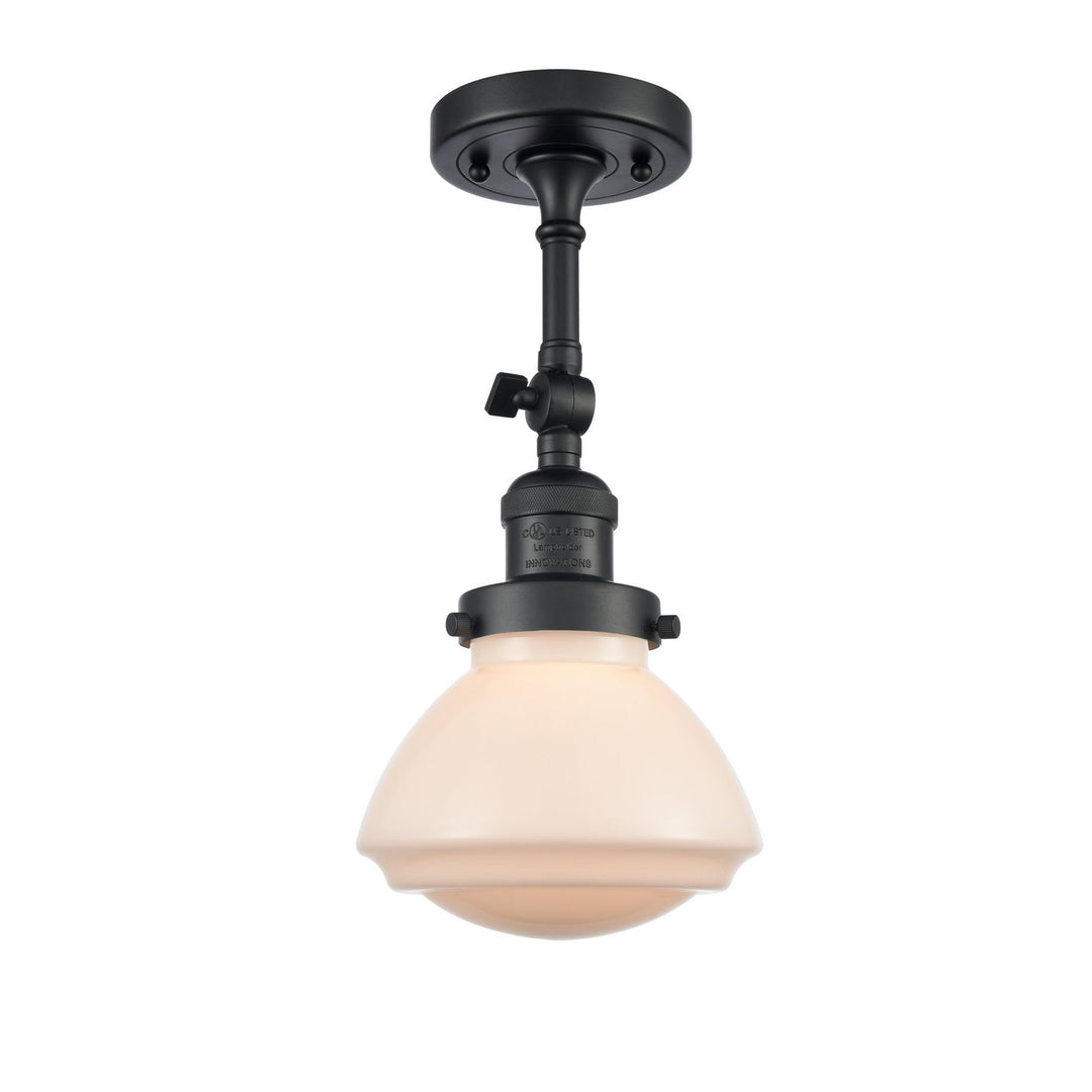 Innovations Franklin Restoration 201F-BK-G321 Ceiling Light - Matte Black
