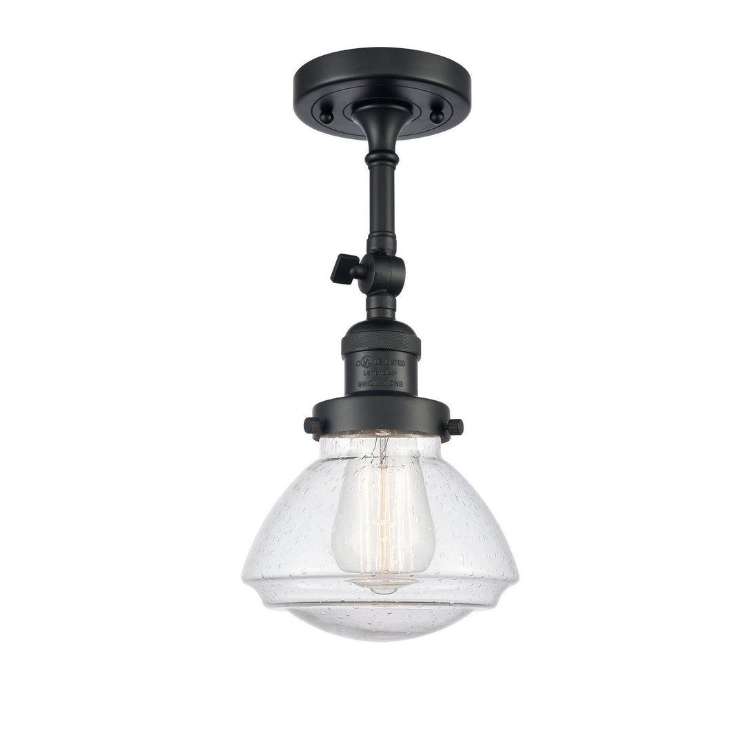 Innovations Franklin Restoration 201F-BK-G324 Ceiling Light - Matte Black