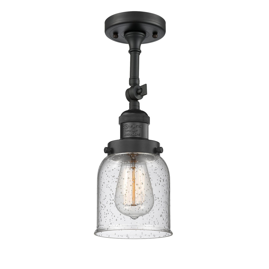 Innovations Franklin Restoration 201F-BK-G54 Ceiling Light - Matte Black