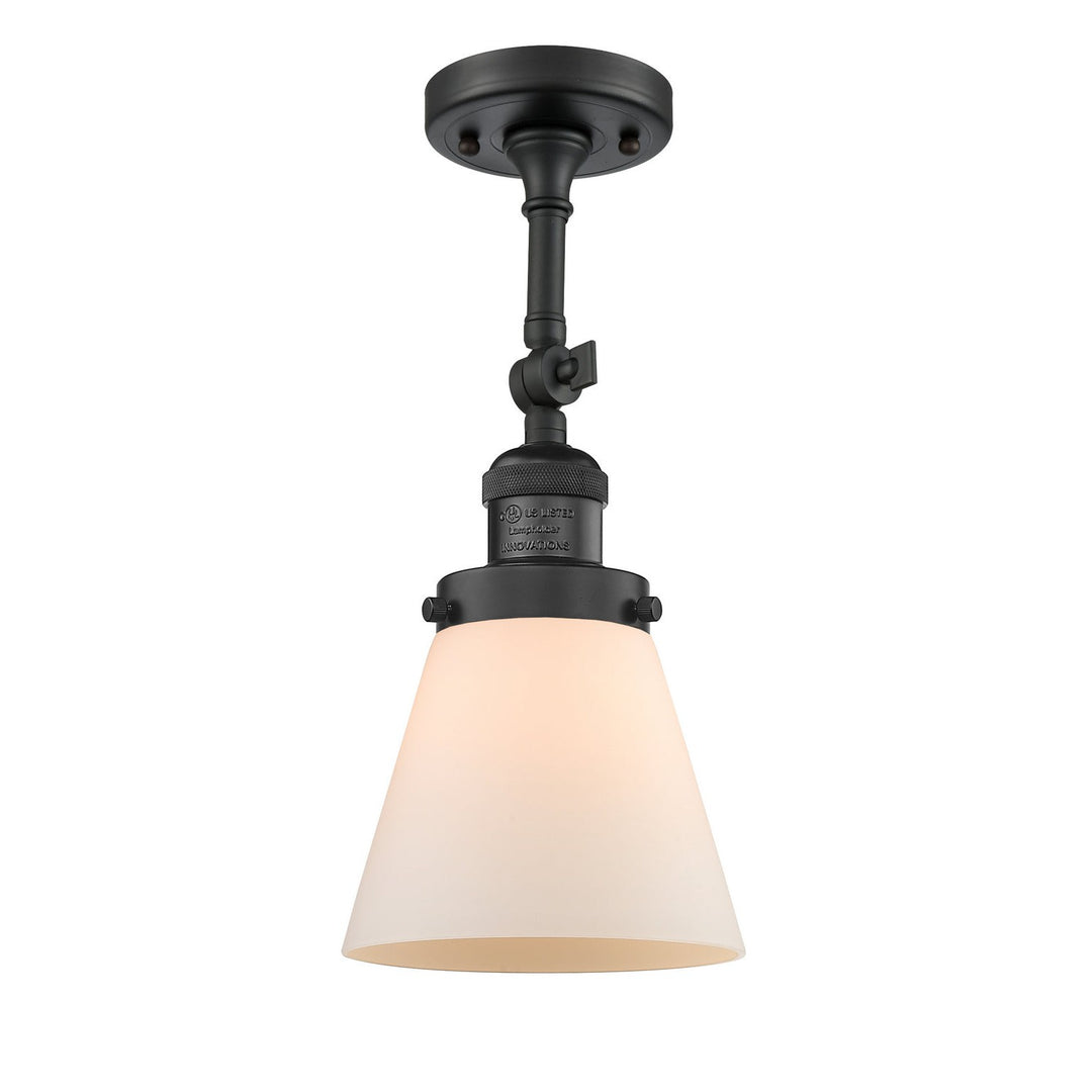 Innovations Franklin Restoration 201F-BK-G61 Ceiling Light - Matte Black