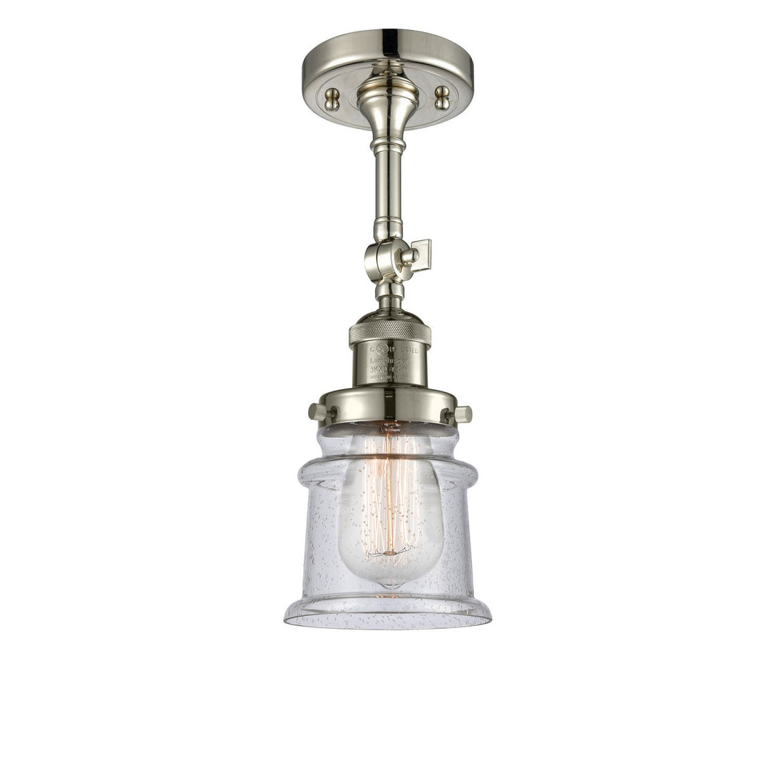 Innovations Franklin Restoration 201F-PN-G184S-LED Ceiling Light - Polished Nickel