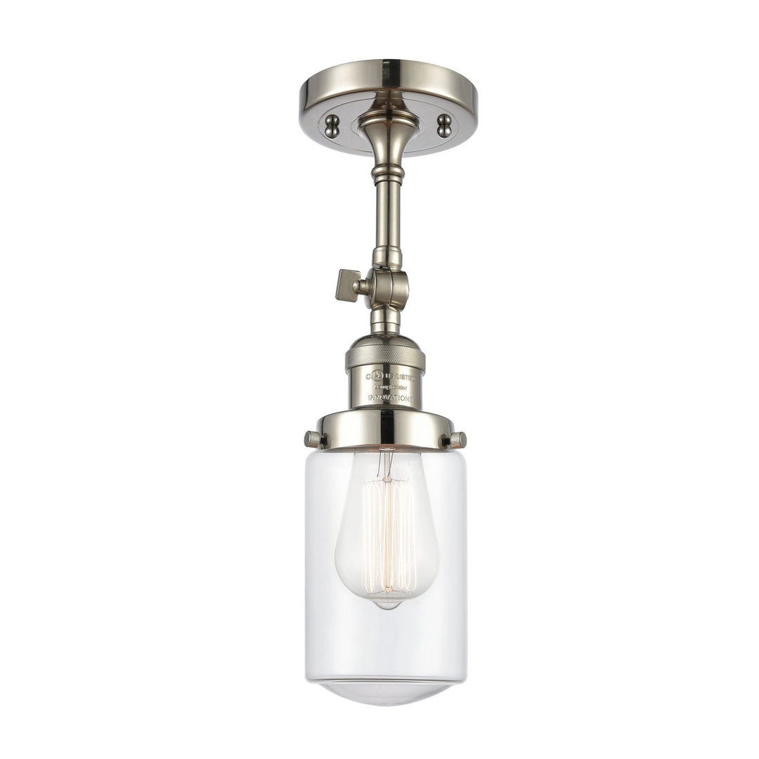 Innovations Franklin Restoration 201F-PN-G312 Ceiling Light - Polished Nickel