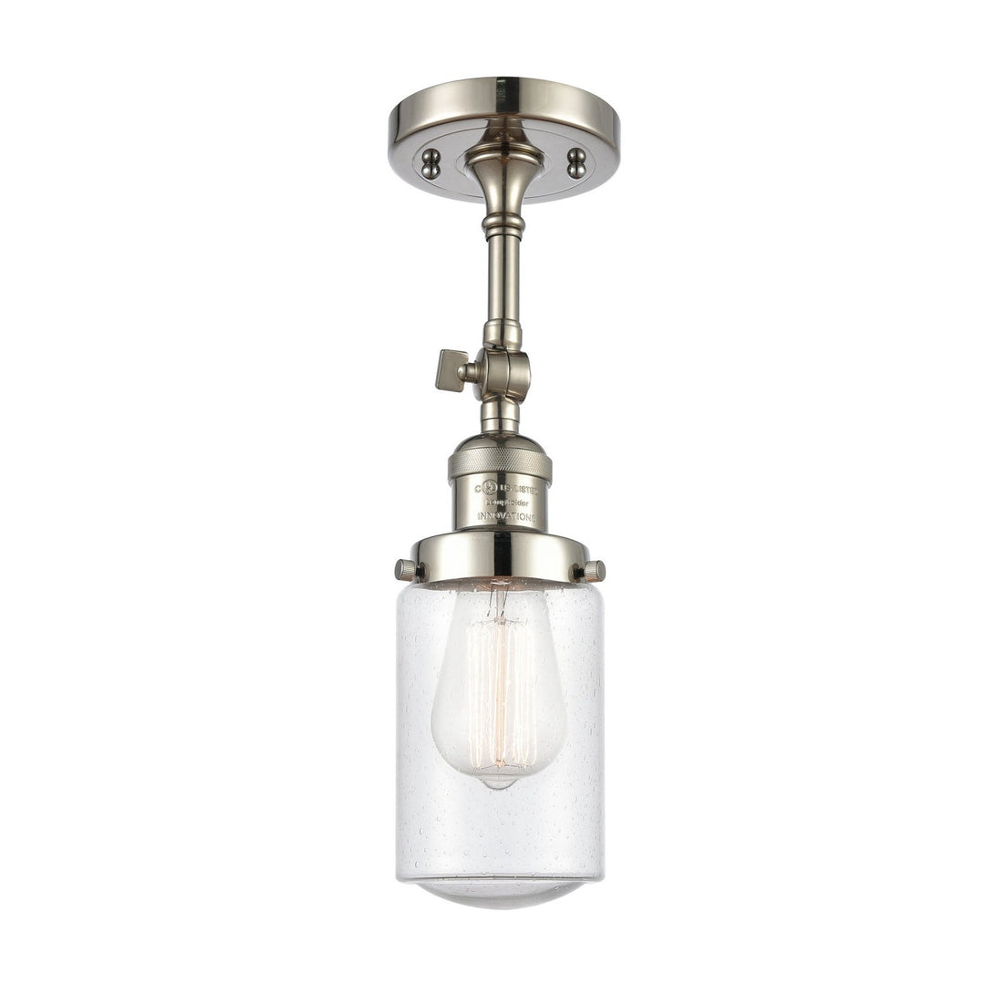 Innovations Franklin Restoration 201F-PN-G314 Ceiling Light - Polished Nickel
