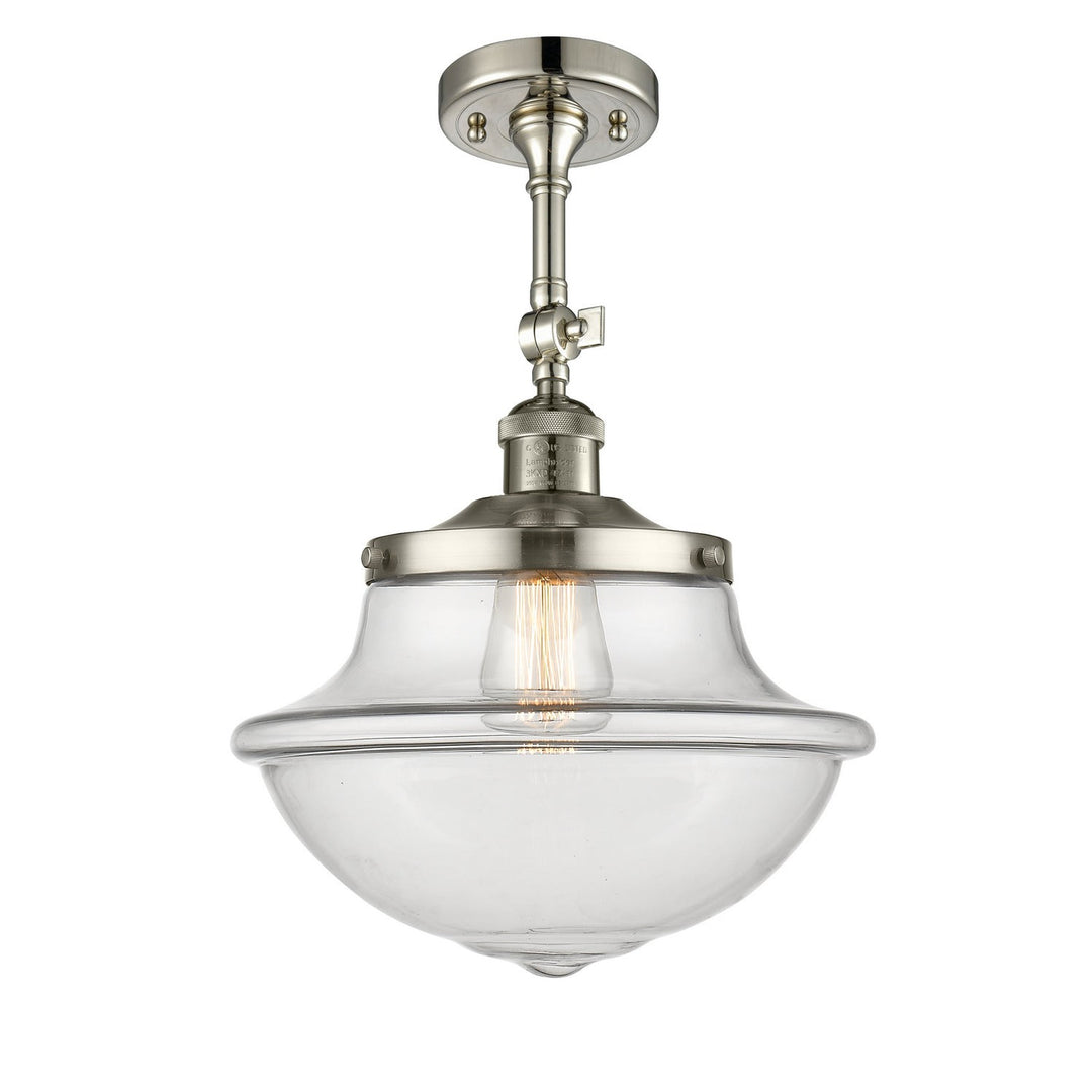 Innovations Franklin Restoration 201F-PN-G542-LED Ceiling Light - Polished Nickel