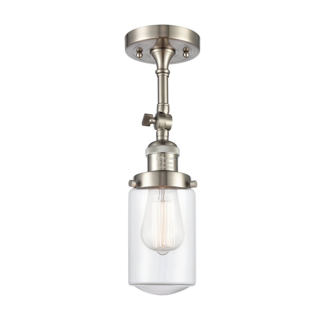 Innovations Franklin Restoration 201F-SN-G312 Ceiling Light - Brushed Satin Nickel