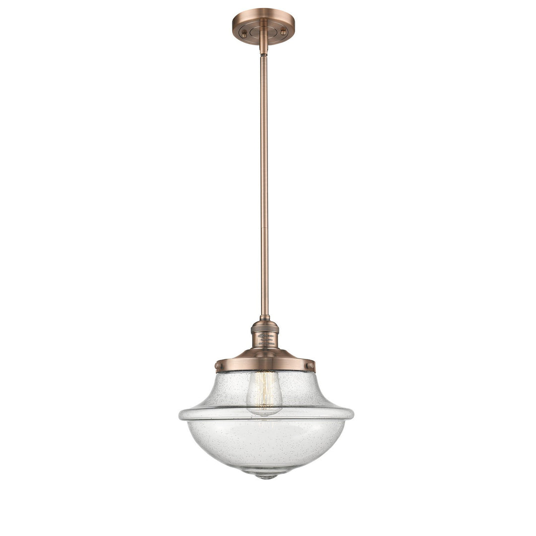 Innovations Franklin Restoration 201S-AC-G544 Pendant Light - Antique Copper