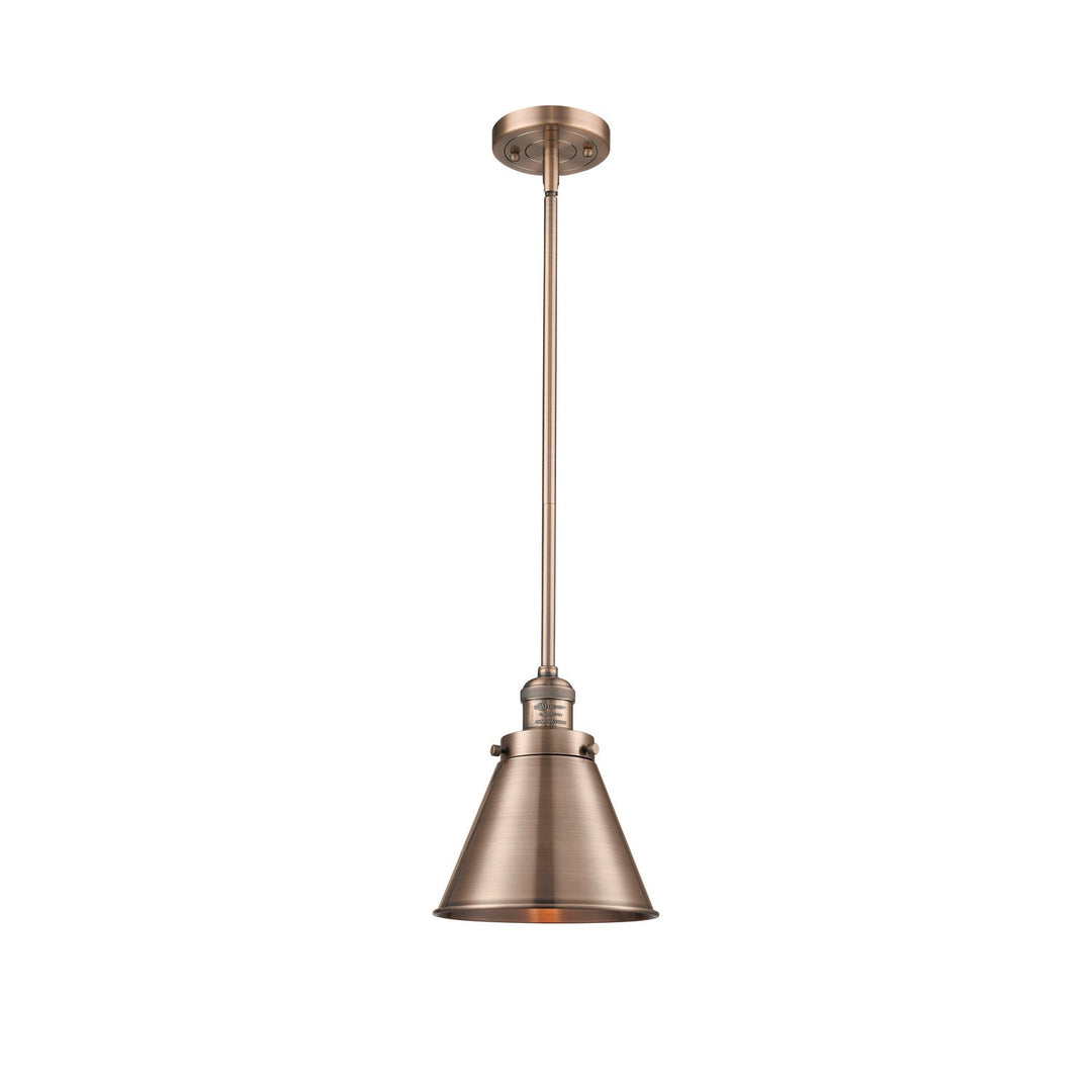 Innovations Franklin Restoration 201S-AC-M13-AC Pendant Light - Antique Copper
