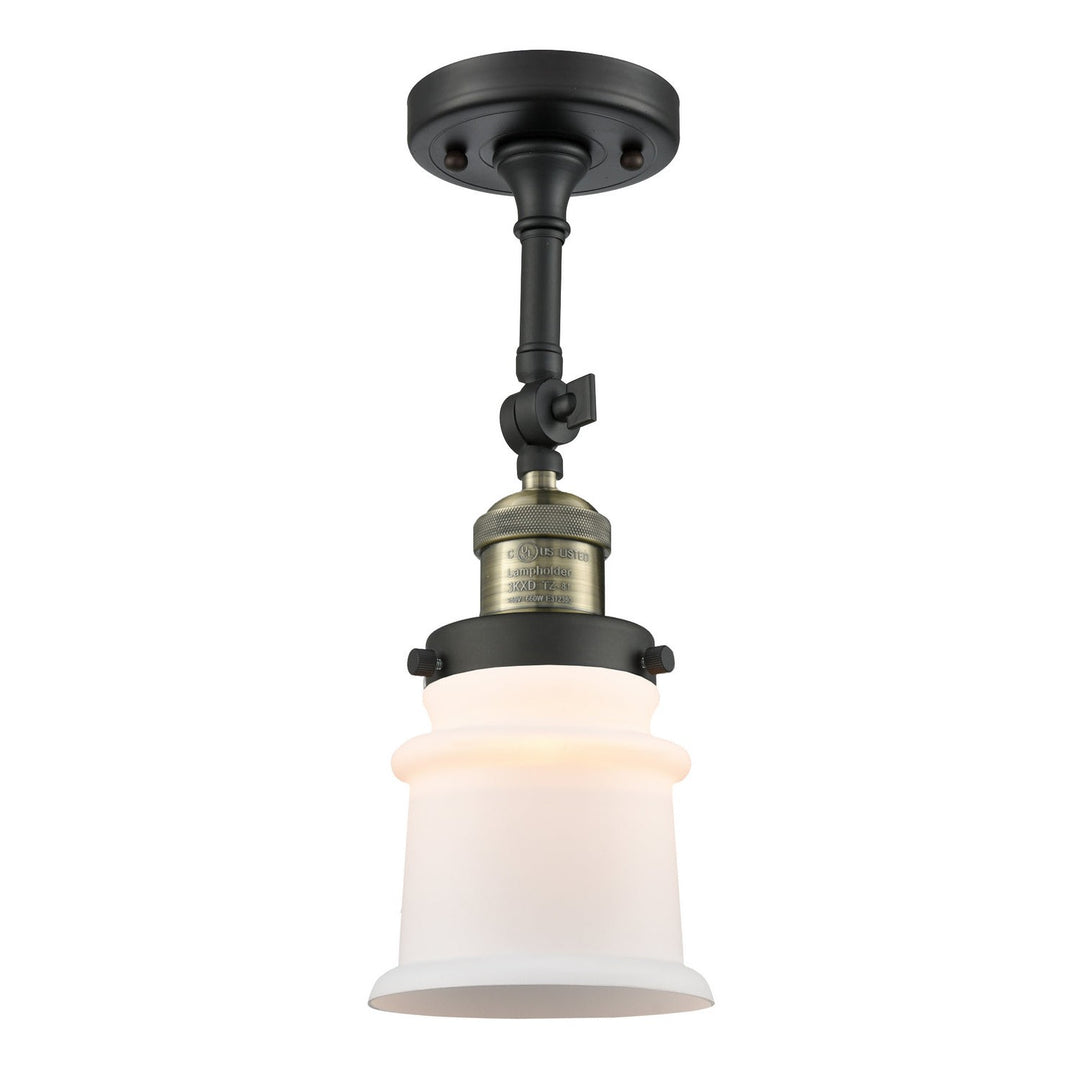 Innovations Franklin Restoration 201F-BAB-G181S-LED Ceiling Light - Black Antique Brass