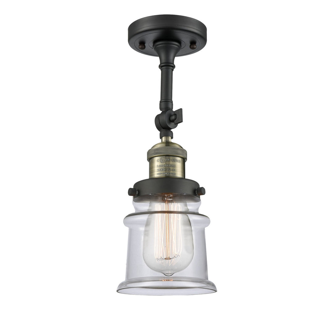 Innovations Franklin Restoration 201F-BAB-G182S-LED Ceiling Light - Black Antique Brass