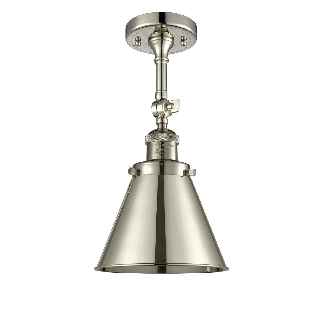 Innovations Franklin Restoration 201F-PN-M13-PN-LED Ceiling Light - Polished Nickel