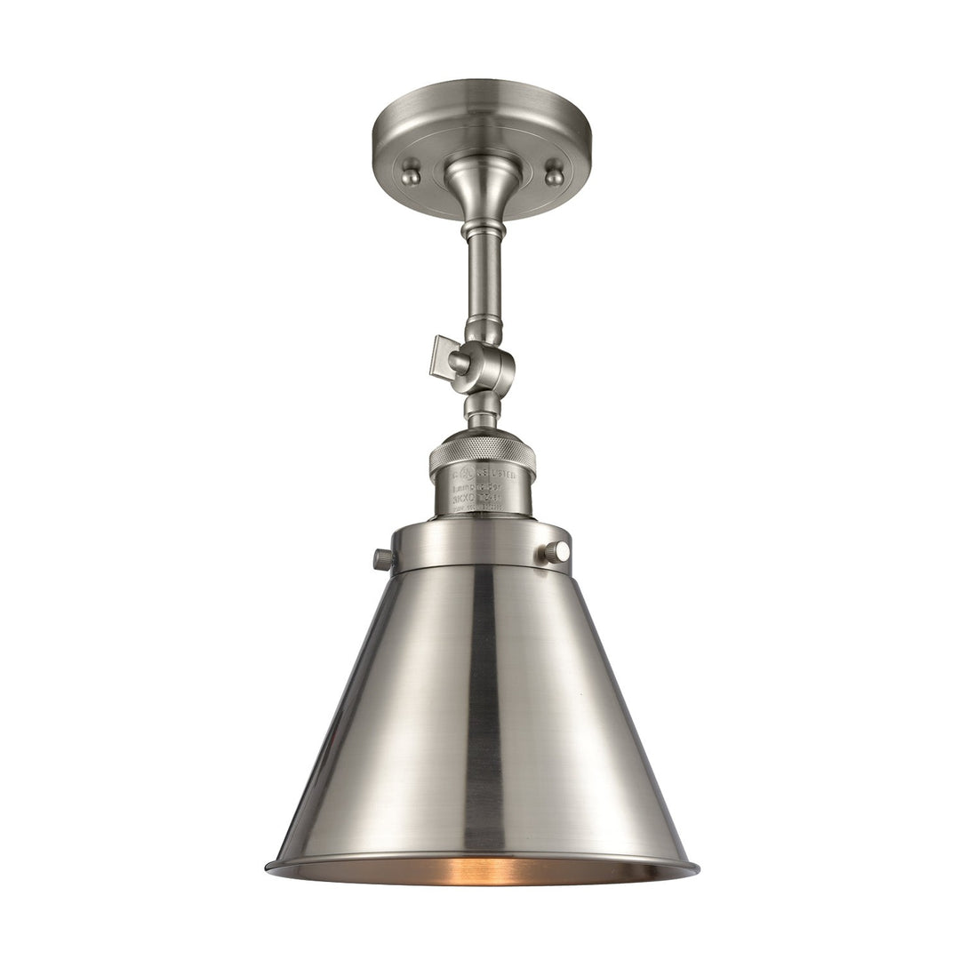 Innovations Franklin Restoration 201F-SN-M13-SN-LED Ceiling Light - Brushed Satin Nickel