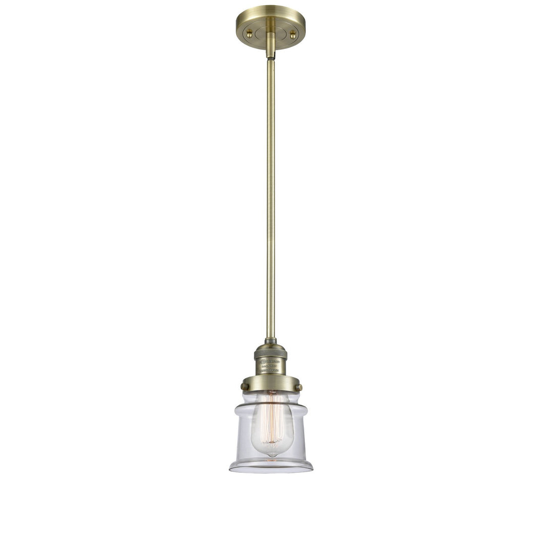 Innovations Franklin Restoration 201S-AB-G182S Pendant Light - Antique Brass