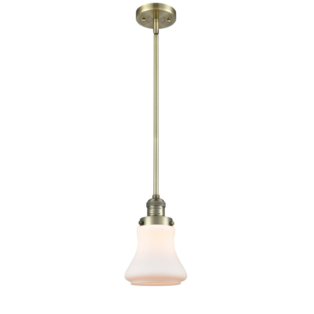 Innovations Franklin Restoration 201S-AB-G191 Pendant Light - Antique Brass