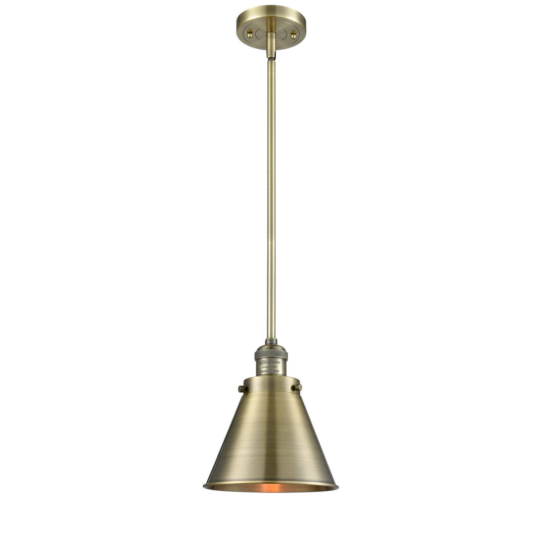 Innovations Franklin Restoration 201S-AB-M13-AB-LED Pendant Light - Antique Brass