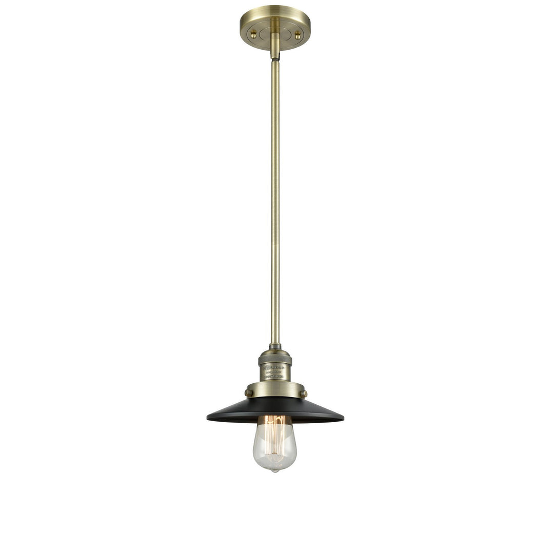 Innovations Franklin Restoration 201S-AB-M6-LED Pendant Light - Antique Brass