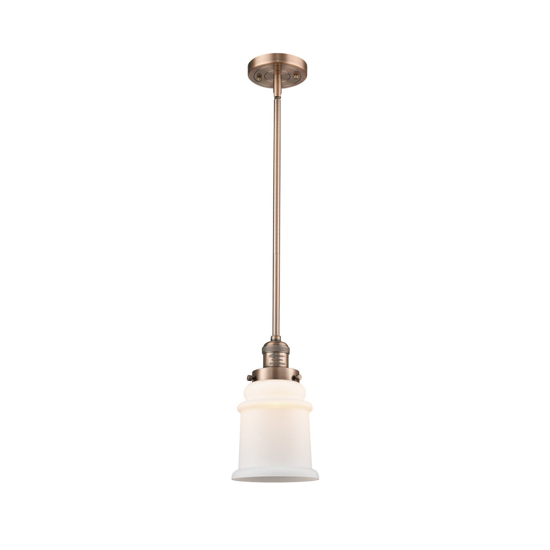 Innovations Franklin Restoration 201S-AC-G181 Pendant Light - Antique Copper