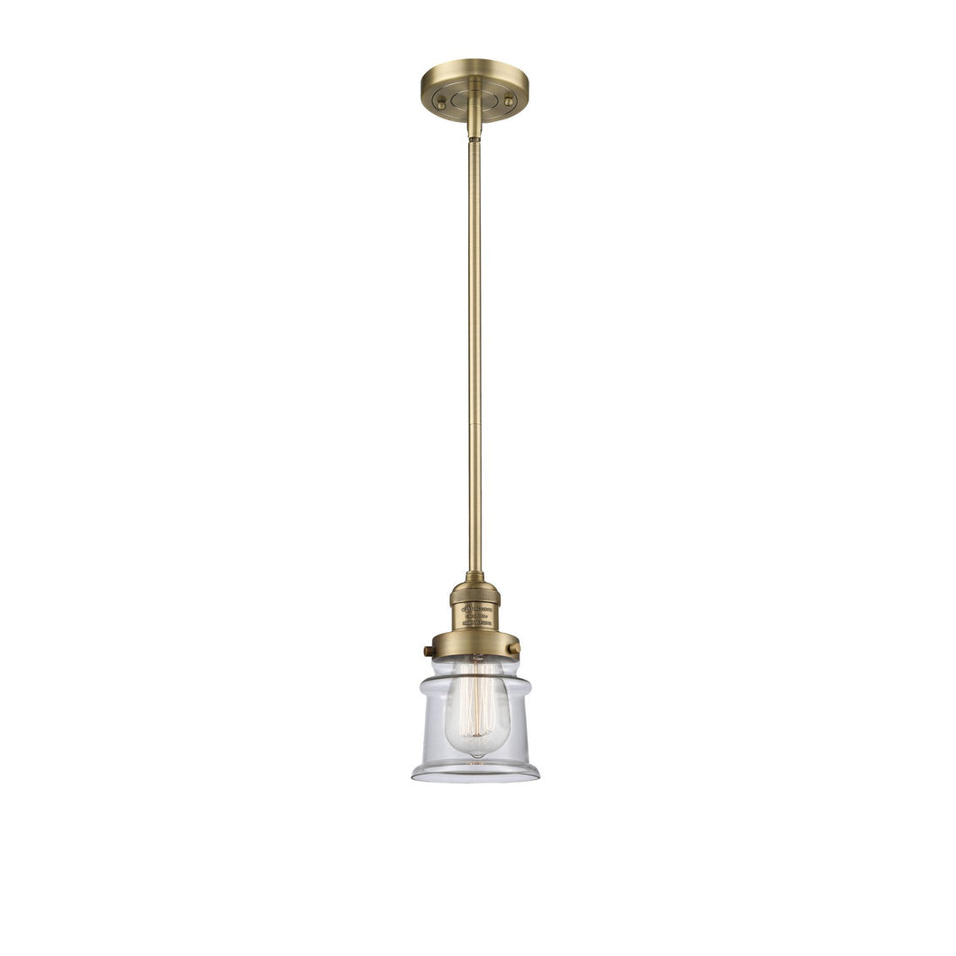 Innovations Franklin Restoration 201S-BB-G182S-LED Pendant Light - Brushed Brass