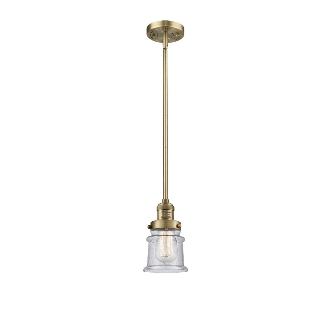 Innovations Franklin Restoration 201S-BB-G184S-LED Pendant Light - Brushed Brass